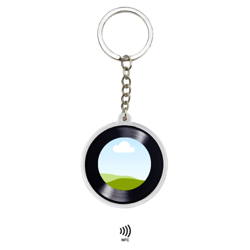 Revyno™ - Vinyl Record NFC Keychain