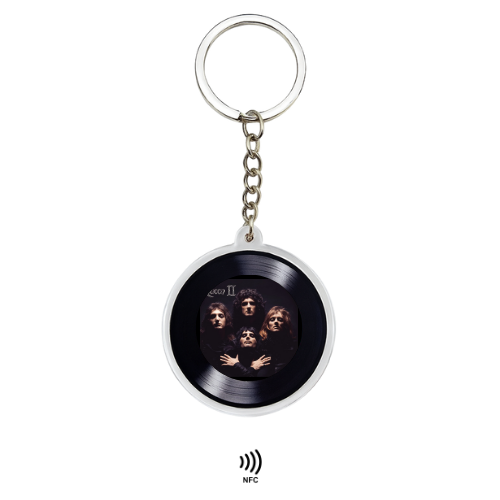 Revyno™ - Vinyl Record NFC Keychain