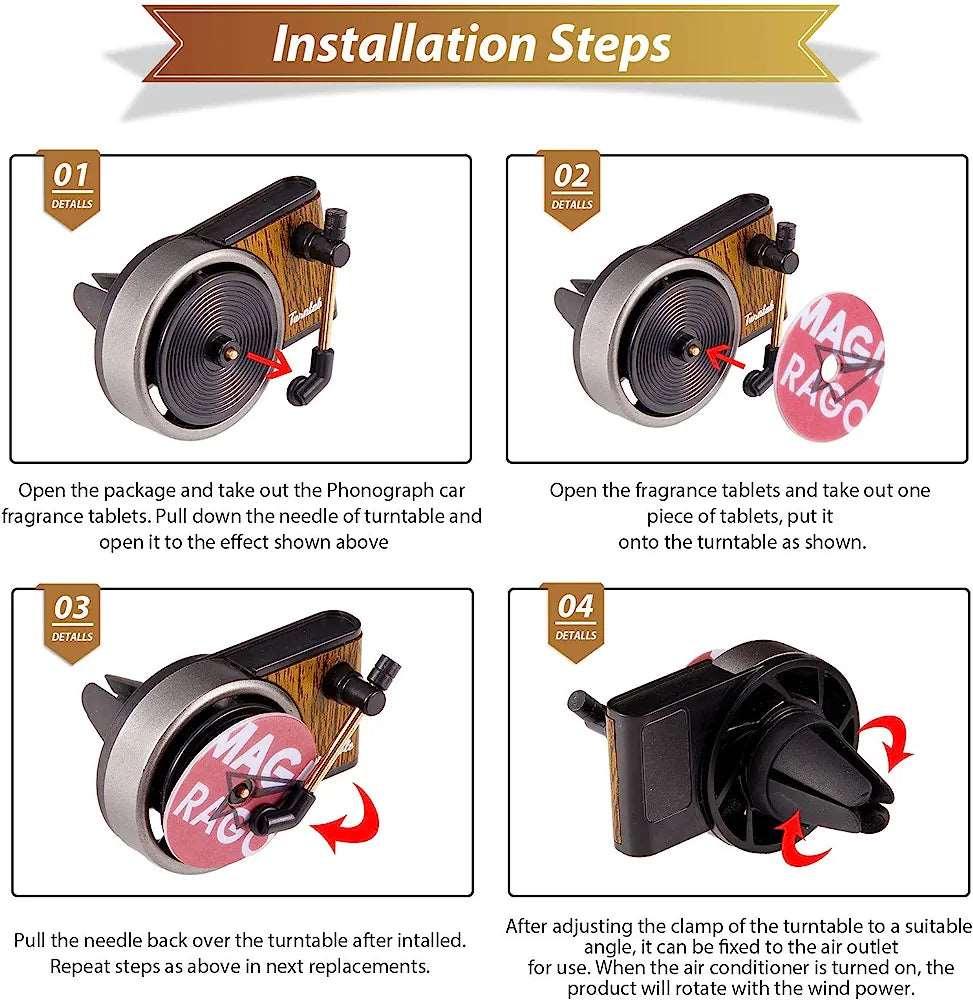 Revyno™ - Glow in The Dark Vinyl Air Freshener - Revyno