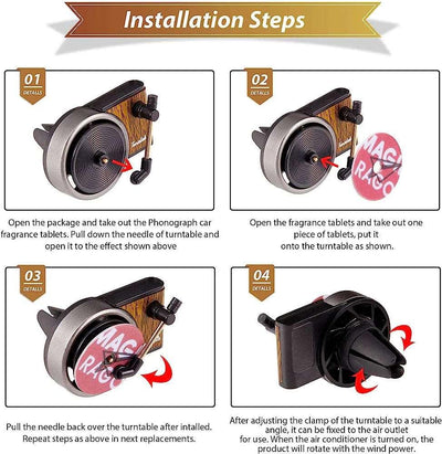 Revyno™ - Glow in The Dark Vinyl Air Freshener - Revyno