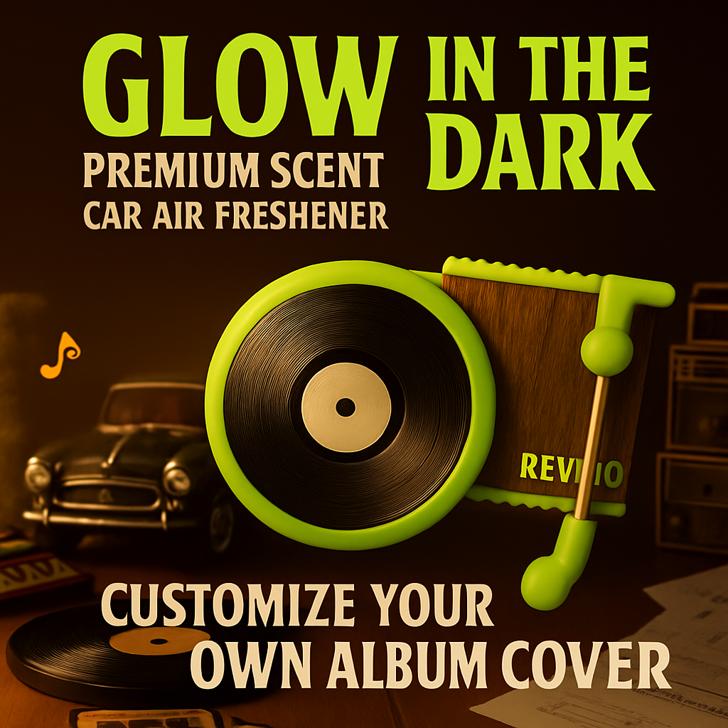 Revyno™ - Glow in The Dark Vinyl Air Freshener - Revyno