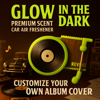 Revyno™ - Glow in The Dark Vinyl Air Freshener - Revyno