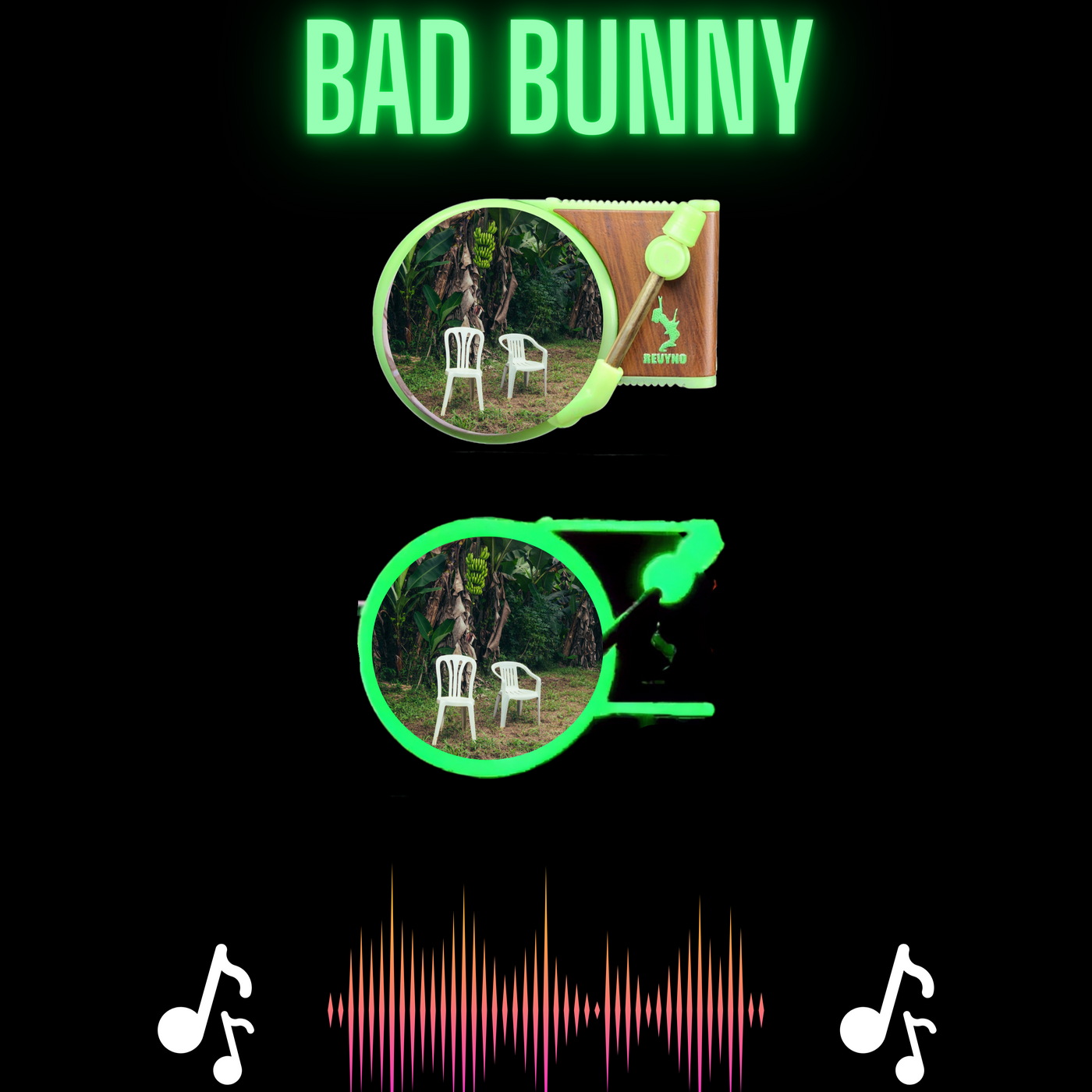 Revyno™ - Glow in The Dark Vinyl Air Freshener
